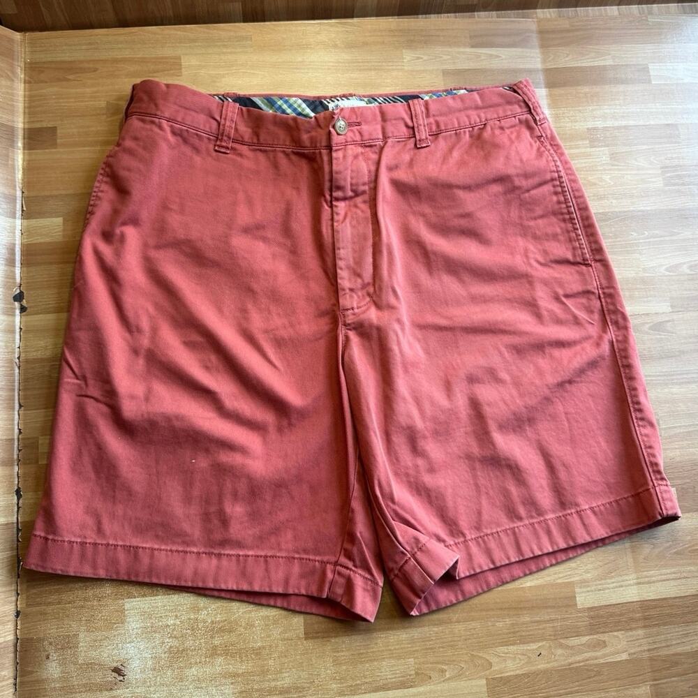 J.Crew flat front cotton golf shorts size 38, burnt orange